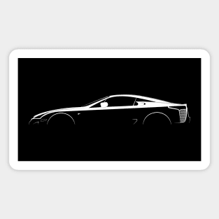 Lexus LFA Silhouette Magnet